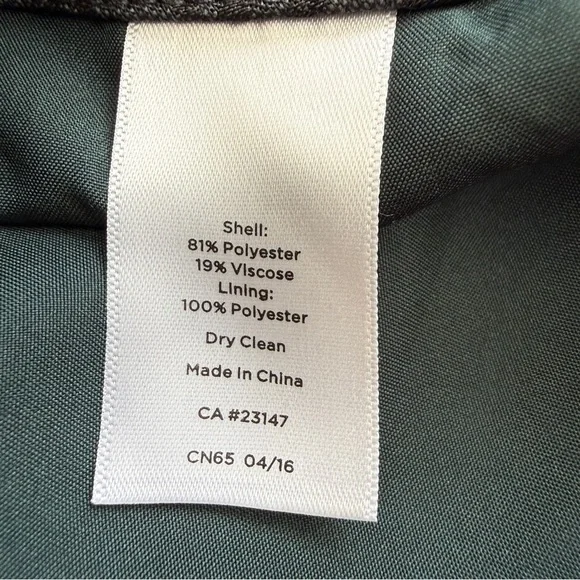 Talbots Jacquard Floral Ankle Sheen Pants 18WP - Picture 6 of 6